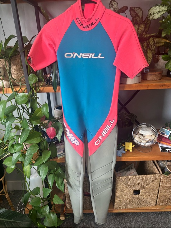 O'Neill Other - O'Neill Teal and Hot Pink Short Sleeve Full Wetsuit